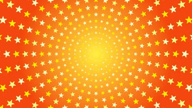 Vector illustration of Radial Star Lines Background in Vector