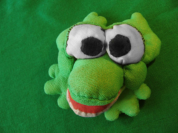 istock frog - home made cloth toy 181153386