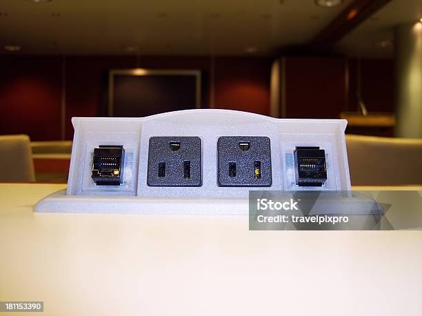 Conference Room Jacks Stock Photo - Download Image Now - Active Seniors, Alternating Current, Commercial Dock