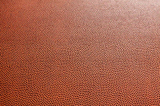 Closeup of American football leather for background