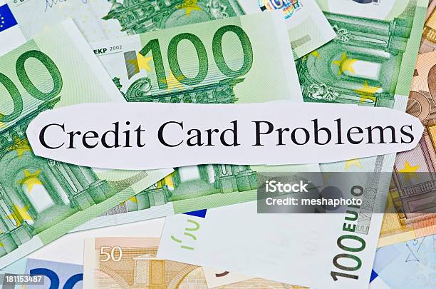 Cartão De Crédito De Problemas - Fotografias de stock e mais imagens de Cartão de Crédito - Cartão de Crédito, Conceito, Conceitos e tópicos