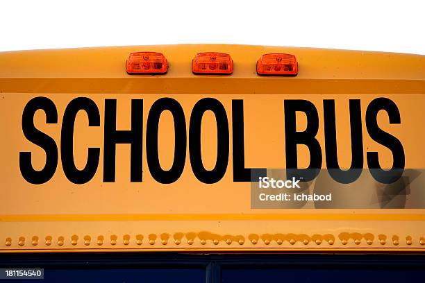 Foto de Ônibus Escolar e mais fotos de stock de Amarelo - Amarelo, Brilhante - Luminosidade, Cor Preta