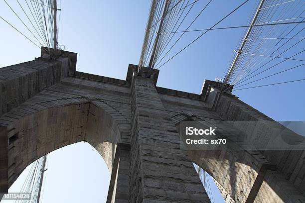 Puente De Brooklyn Foto de stock y más banco de imágenes de Arquitectura - Arquitectura, Azul, Brooklyn - Nueva York