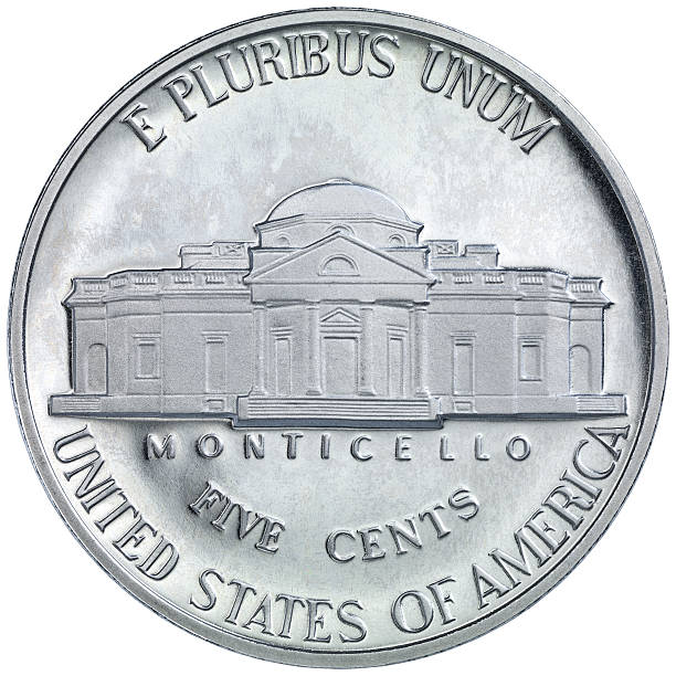 istock Reverse of the 1992 Jefferson Silver Nickel 181155192
