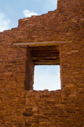 The mission church of La Purisima Concepcion in the Quarai ruins lies empty in central New Mexico.  Quarai is one of three distinctive parts of the Salinas Pueblo Missions National Monument and was once home to a thriving community.  Prior to the arrival of Don Juan de Onate in 1598, the area was the location of a large pueblo village.  Thereafter, with successive Spaniards bringing their faith to the area, Quarai remained inhabited until 1678, when disease, drought and Apache raids led to its abandonment.