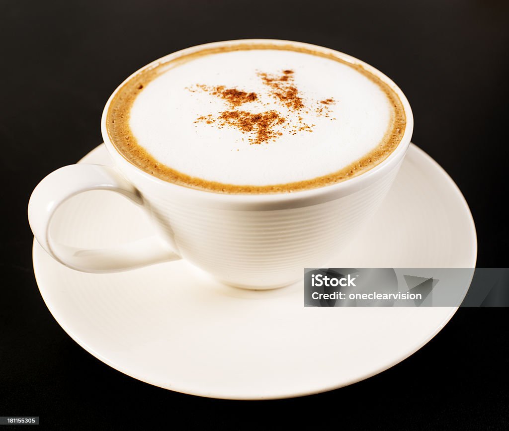 Café Cappuccino com Arte - Royalty-free Bebida Foto de stock