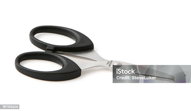 Black Scissors Stock Photo - Download Image Now - Art And Craft, Black Color, Blade