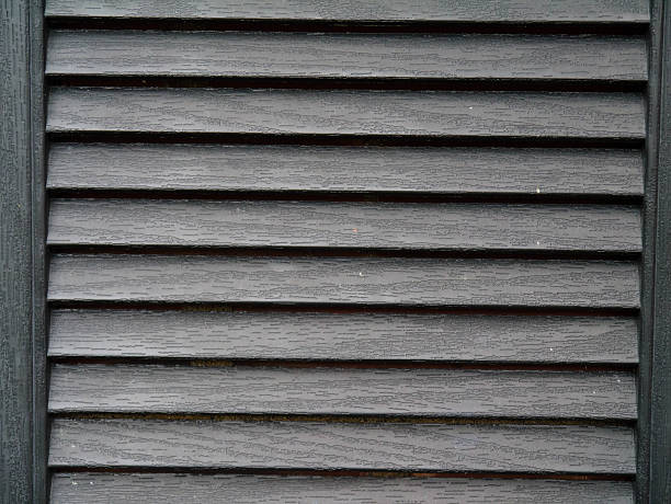 istock Gray Wooden Louvers 181155939