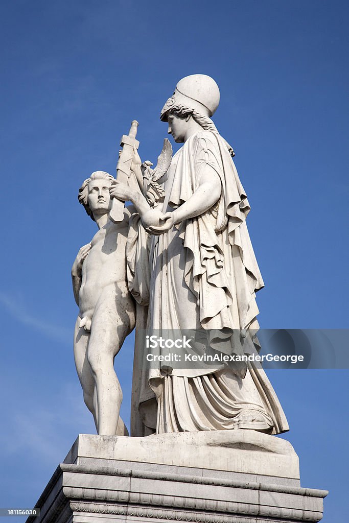 Warrior-Skulptur von Möller; Schlossbrucke Bridge, Berlin - Lizenzfrei Berlin Stock-Foto