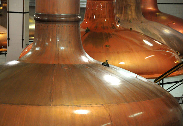 istock Brewery Copper vats - Brew Kettles 181159937