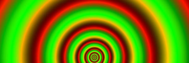 istock Green red color psychedelic art abstract website banner 1811609431