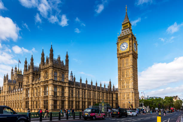 London, United Kingdom - May 29, 2023: The Palace of Westminster with the Elizabeth Tower , called Big Ben