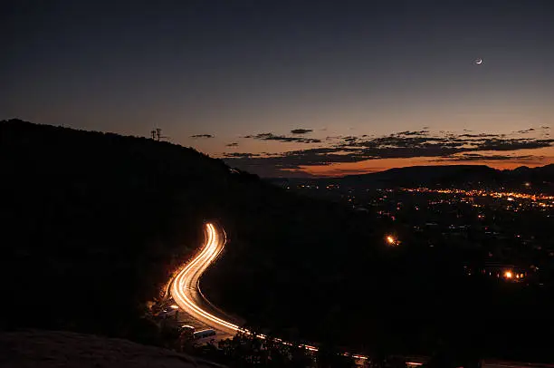 Photo of Sedona by night