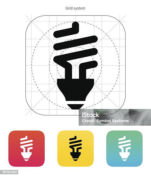 Des Ampoules Lfc Bulb Icon Illustration Vectorielle Vecteurs libres de droits et plus d'images vectorielles de Alimentation électrique