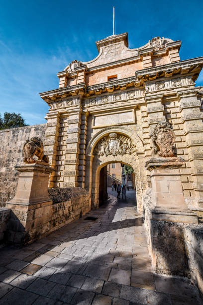 istock Front View of Mdina Gate, Malta 1811626418