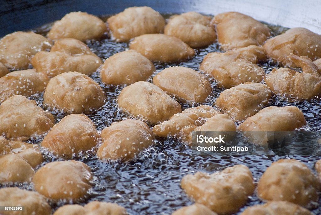 Die Brötchen Fry - Lizenzfrei Acarajé Stock-Foto