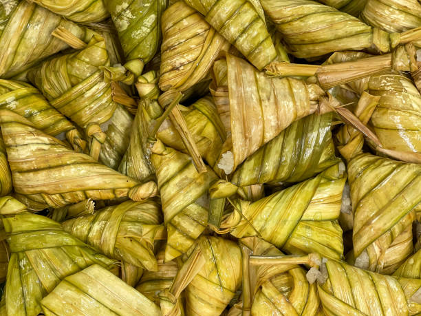 istock Close up view a group of glutinous rice dumpling 1811649145
