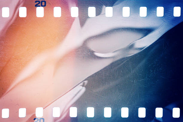 istock Dusty and grungy 35mm film texture or surface 1811653872