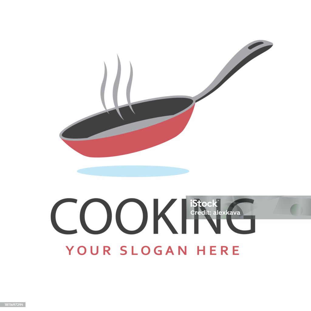 Cooking Pan Visual Cooking Process On Pan Stock Illustration - Download Image Now ...