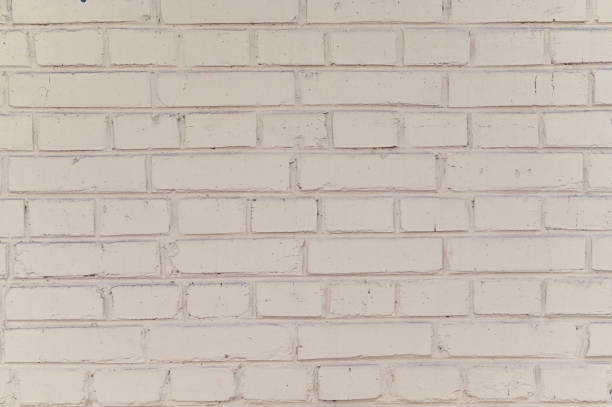 White brick wall texture background. copy space
