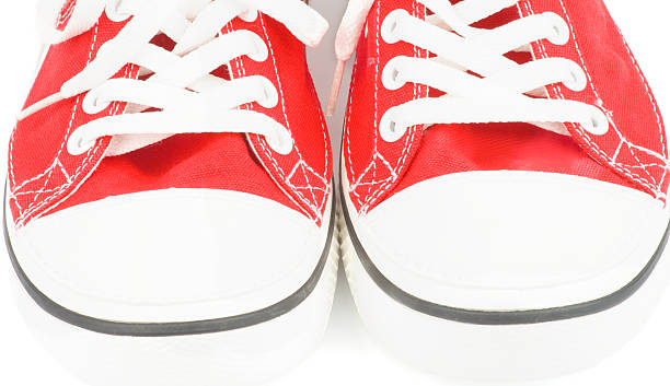 istock Red Gym Shoes 181171928
