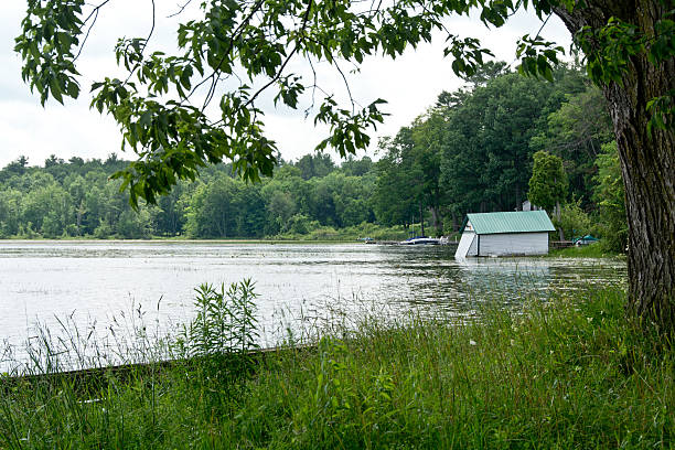 istock Boat house on the Rideau Canal 181172229