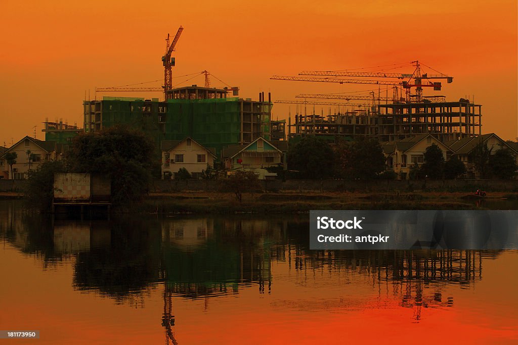 Construction Site - Royalty-free Andaime Foto de stock