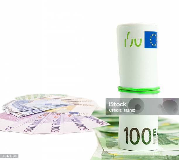 Круглые Упаковке 100 Евро — стоковые фотографии и другие картинки 100 - 100, 100 американских долларов, Азартные игры