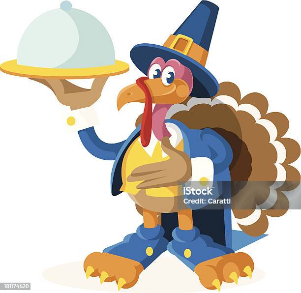 Thanksgiving Turkey Stock Illustration - Download Image Now - Animal, Autumn, Bird