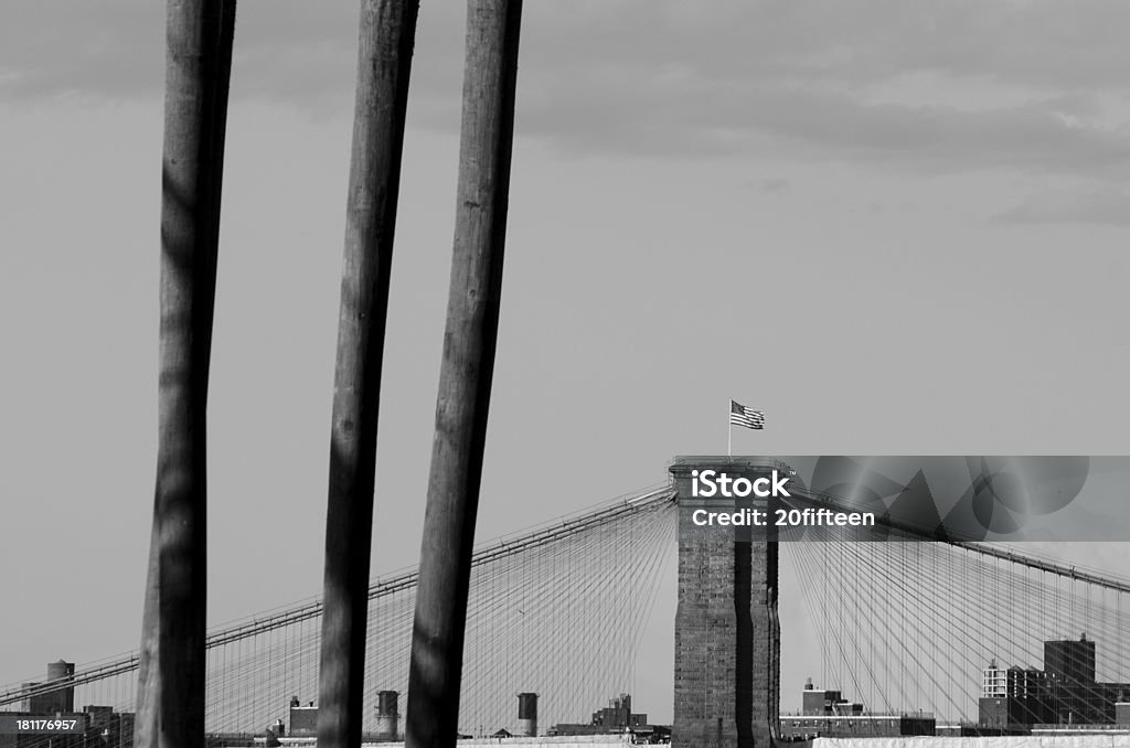 Brooklyn Bridge de Governor's Island - Foto de stock de Brooklyn - New York royalty-free