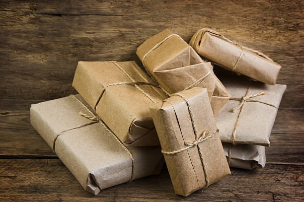 istock Postage on the background of an old board 181177635