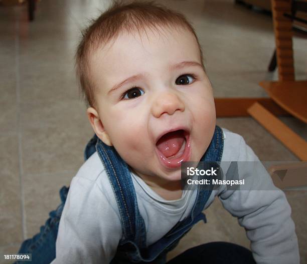 Baby Chłopiec - zdjęcia stockowe i więcej obrazów Brązowe oczy - Brązowe oczy, Brązowe włosy, Chłopcy
