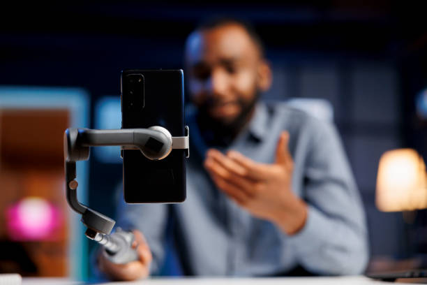 istock Phone used for livestreaming 1811791052