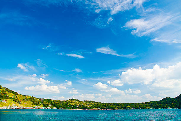 istock blue sky on Si Chang island 181179933