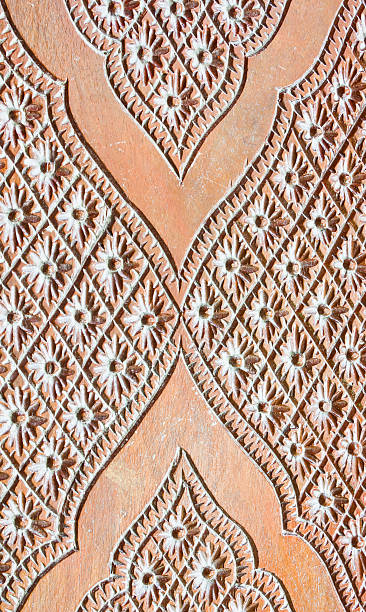 istock Thai pattern Handmade wood carvings. Phrae Thailand. 181181084