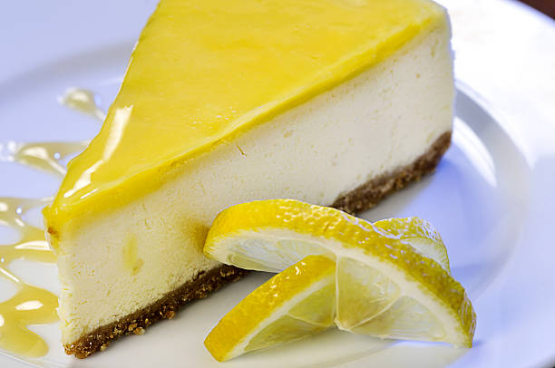 Slice of Lemon Cheesecake