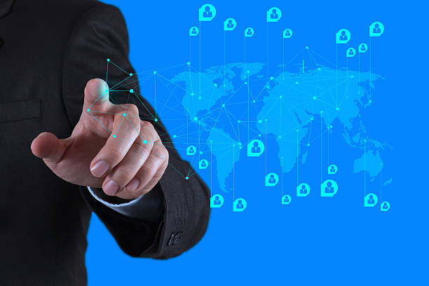 istock businessman working with new modern computer show social network 181181591