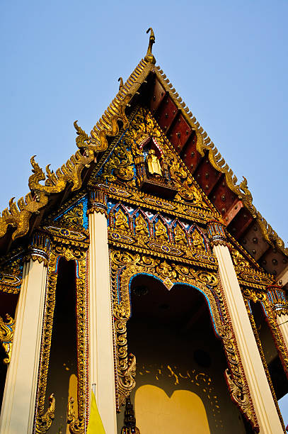 istock roof and sky in the temple 181185340