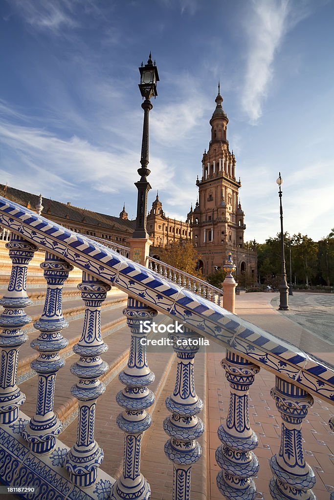 Plaza de España em Sevilha, Espanha - Royalty-free Andaluzia Foto de stock