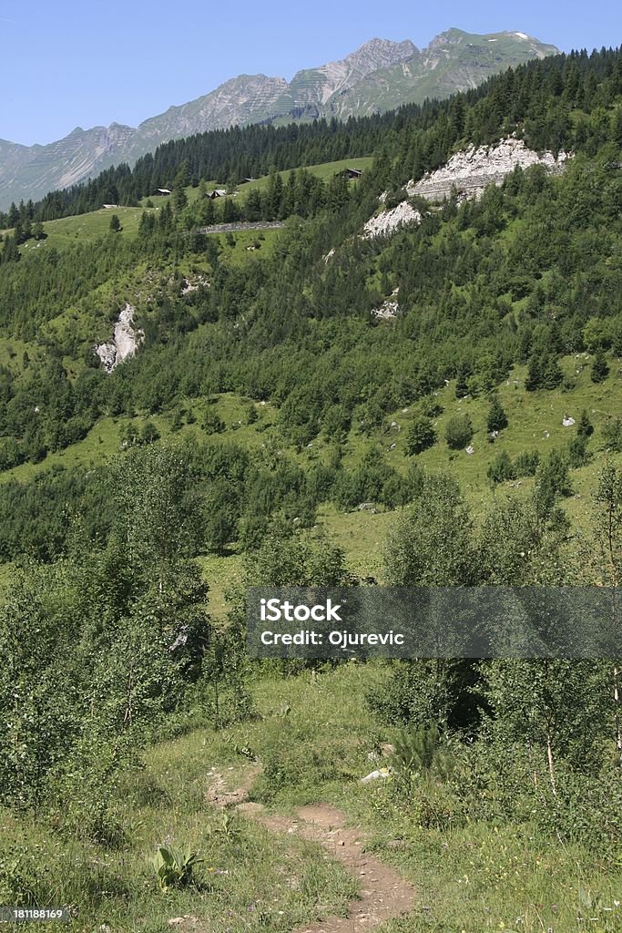 Les Diablerets área na Suíça - Royalty-free Alpes Europeus Foto de stock