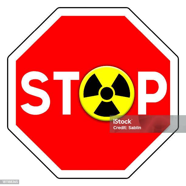 Stop Nuclear Stock Photo - Download Image Now - Logo, Stop - Single Word, Accidents and Disasters