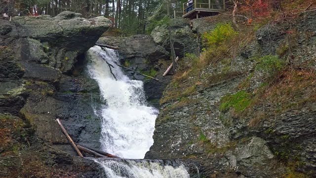 Raymondskill Falls in the Poconos, Pennsylvania