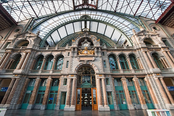 istock Railway Station in Antwerpen, Belgium 181190872