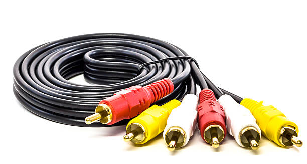 istock audio video cable RCA to 3.5mm jack 181191002