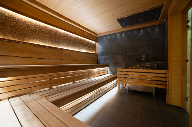 istock Alternative therapy and therapeutic inhalations in the sauna. 1811932521