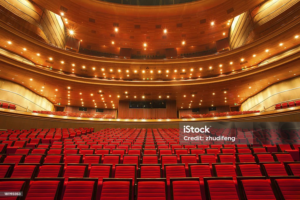 interior of the theater Stage Theater Stock Photo