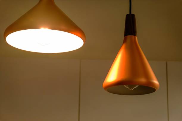 istock Decorative electric lamps hanging on the ceiling 1811942103