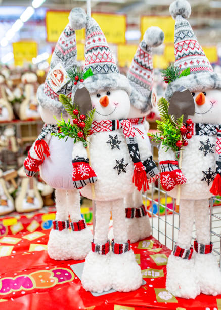 istock Christmas decorations snowman toys 1811963364
