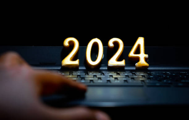 istock 2024 new year job target. 1811990895