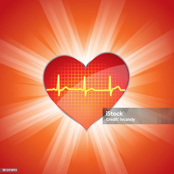 Cardiogram Stock Illustration - Download Image Now - Analyzing, Backgrounds, Border - Frame